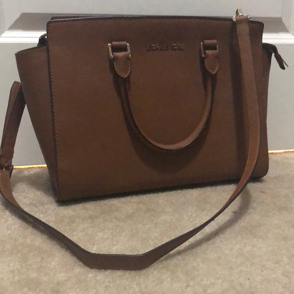 Brown handbag